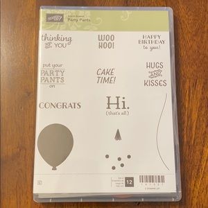 Stampin Up Party Pants Stamp Set